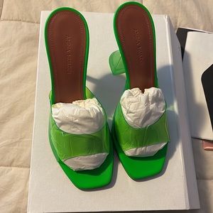 AMINA MUADDI LUPITA GLASS PVC MULE